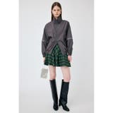 柄GRN5 | TARTAN ASSYMMETRY ミニスカート | MOUSSY OUTLET