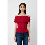 RED | SHEER OFF SHOULDER トップス | MOUSSY OUTLET