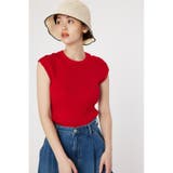 RED | BASIC ノースリーブ ニット トップス | RODEO CROWNS WIDE BOWL