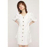 V NECK DENIM ショートワンピース | SLY OUTLET | 詳細画像4