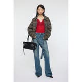 SHEER HENRY NECK ニットトップス | MOUSSY OUTLET | 詳細画像25 