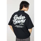 BLK | バックサガラロゴポロシャツ | RODEO CROWNS WIDE BOWL