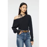 ONE SHOULDER ニットトップス | MOUSSY OUTLET | 詳細画像15