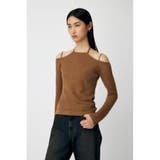 OPEN SHOULDER HALTER ニットトップス | MOUSSY OUTLET | 詳細画像10