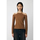 OPEN SHOULDER HALTER ニットトップス | MOUSSY OUTLET | 詳細画像11 