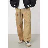 BEG | パッチワークカーゴパンツ | RODEO CROWNS WIDE BOWL