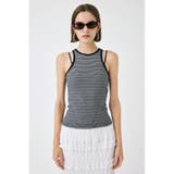 柄BLK5 | AMERICAN SLEEVE タンクトップ | MOUSSY OUTLET