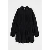 BLK | BALLOON SHIRT ドレス | MOUSSY OUTLET