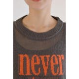 メッセージダメージニットトップス | RODEO CROWNS WIDE BOWL | 詳細画像30 