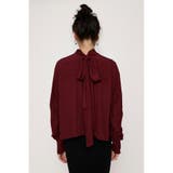 GATHER S/L BACK RIBBON ブラウス | SLY OUTLET | 詳細画像10