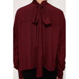 GATHER S/L BACK RIBBON ブラウス | SLY OUTLET | 詳細画像12
