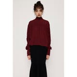 D/RED3 | GATHER S/L BACK RIBBON ブラウス | SLY OUTLET