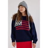 NVY | ローゲージジャガードニットトップス | RODEO CROWNS WIDE BOWL