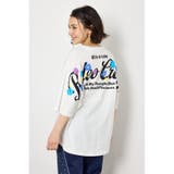 フラワースクリプトロゴ5分袖Tシャツ | RODEO CROWNS WIDE BOWL | 詳細画像1 