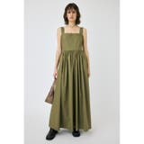 KHA | SHOULDER RIBBON LONG ワンピース | MOUSSY OUTLET