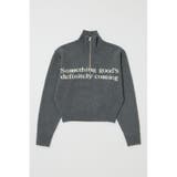LETTERED HALF ZIPセーター | MOUSSY OUTLET | 詳細画像13