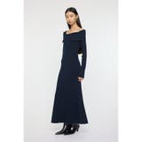 ASYMMETRY COLLAR KNIT ドレス | MOUSSY OUTLET | 詳細画像3