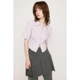 L/PNK1 | FRONT ZIP BACK OPEN ブラウス | SLY OUTLET