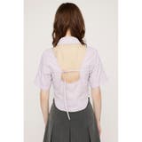 FRONT ZIP BACK OPEN ブラウス | SLY OUTLET | 詳細画像13
