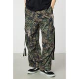 迷彩 | パラシュートワイドパンツ | RODEO CROWNS WIDE BOWL