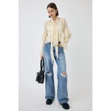 KNEE SLIT WIDE ストレート デニム | MOUSSY OUTLET | 詳細画像3 