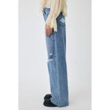 KNEE SLIT WIDE ストレート デニム | MOUSSY OUTLET | 詳細画像9 