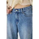 KNEE SLIT WIDE ストレート デニム | MOUSSY OUTLET | 詳細画像11 