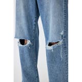 KNEE SLIT WIDE ストレート デニム | MOUSSY OUTLET | 詳細画像14 