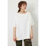 O/WHT1 | ピグメントルーズオフショルTシャツ | RODEO CROWNS WIDE BOWL