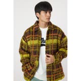 YEL | shaggy check ジャケット | RODEO CROWNS WIDE BOWL