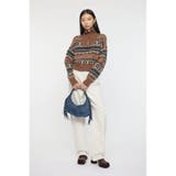 HALF ZIP FAIR ISLE セーター | MOUSSY OUTLET | 詳細画像1
