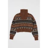 HALF ZIP FAIR ISLE セーター | MOUSSY OUTLET | 詳細画像5