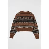 HALF ZIP FAIR ISLE セーター | MOUSSY OUTLET | 詳細画像7