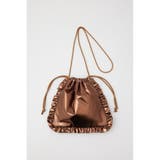 BRN | メタリックフリルショルダーバッグ | RODEO CROWNS WIDE BOWL