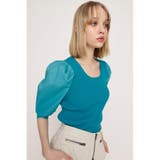 KNIT COMBI TUCK PUFF トップス | SLY OUTLET | 詳細画像2 