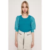 KNIT COMBI TUCK PUFF トップス | SLY OUTLET | 詳細画像3 