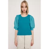 KNIT COMBI TUCK PUFF トップス | SLY OUTLET | 詳細画像4 