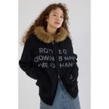 BLK | FADE LOGOニットジップフーディー | RODEO CROWNS WIDE BOWL