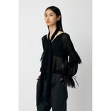 LACE TRIM TIE ブラウス | MOUSSY OUTLET | 詳細画像4