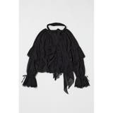 LACE TRIM TIE ブラウス | MOUSSY OUTLET | 詳細画像5