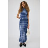 柄BLU5 | SHIRRING MERMAID スカート | MOUSSY OUTLET