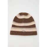 柄BRN5 | ボーダーモヘアニットビーニー | RODEO CROWNS WIDE BOWL