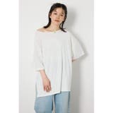 O/WHT1 | T/Fワンショルダールーズトップス | RODEO CROWNS WIDE BOWL