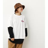 WHT | (WEB限定)SHOP SIGNレイヤードロングTシャツWL | RODEO CROWNS WIDE BOWL