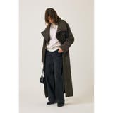 STANDCOLLAR PLAID コクーンコート | MOUSSY OUTLET | 詳細画像15 