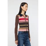 STRIPE ZIP UP KNIT シャツ | MOUSSY OUTLET | 詳細画像10 