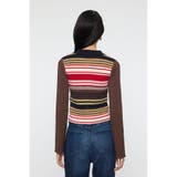 STRIPE ZIP UP KNIT シャツ | MOUSSY OUTLET | 詳細画像12 