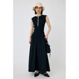 BLK | SHIRRING GATHER SUMMER ドレス | MOUSSY OUTLET