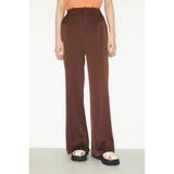 BRN | SMOOTH SATIN FLARE パンツ | SLY OUTLET