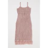 MESH FRINGE ニットドレス | MOUSSY OUTLET | 詳細画像9 